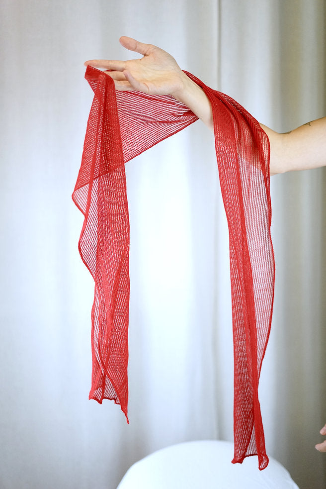 HALIMA Scarf in red