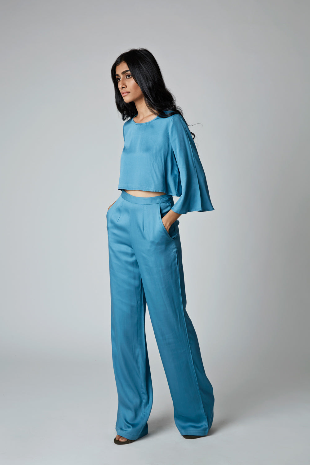 LEYAN cropped Blouse