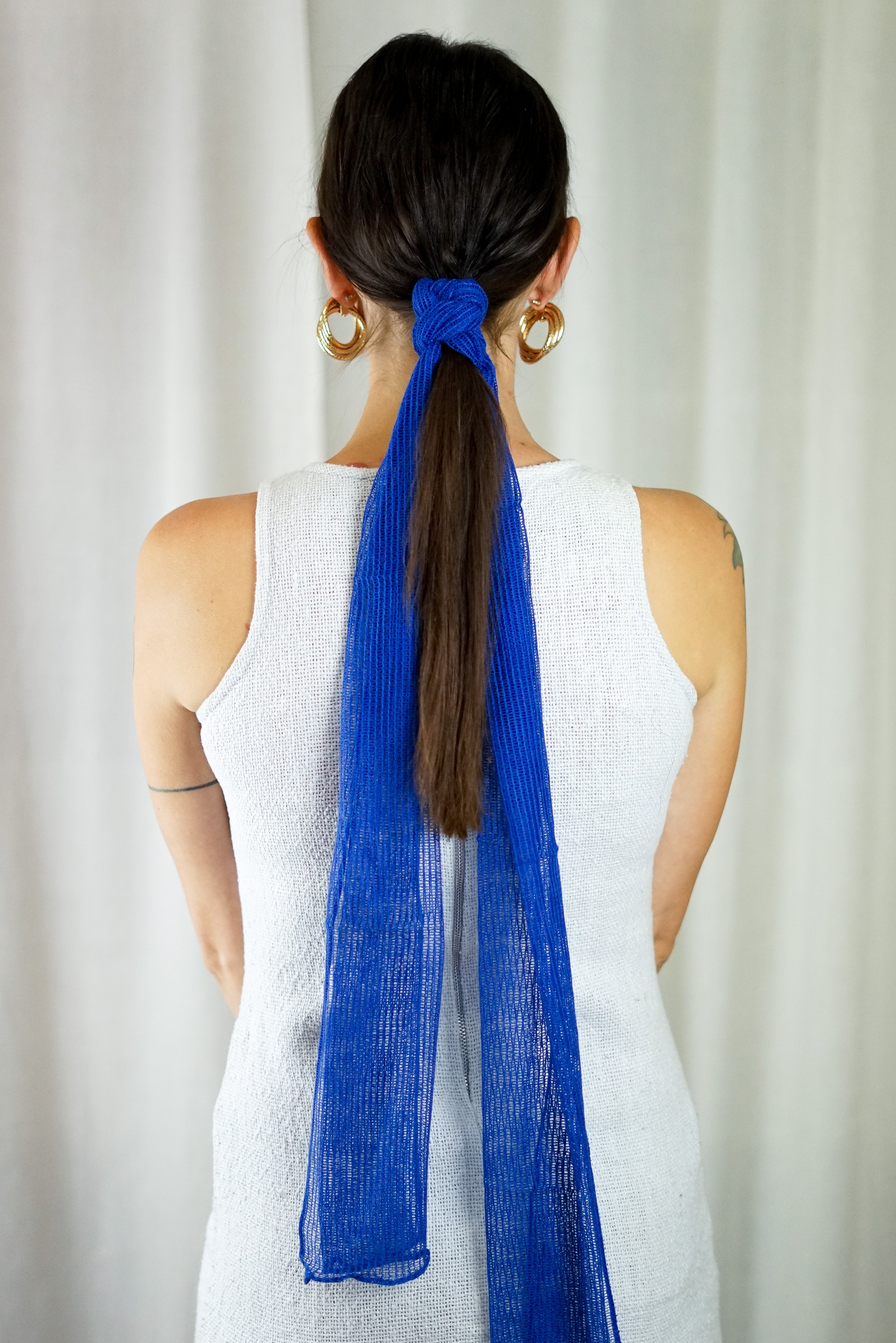 HALIMA Scarf in blue