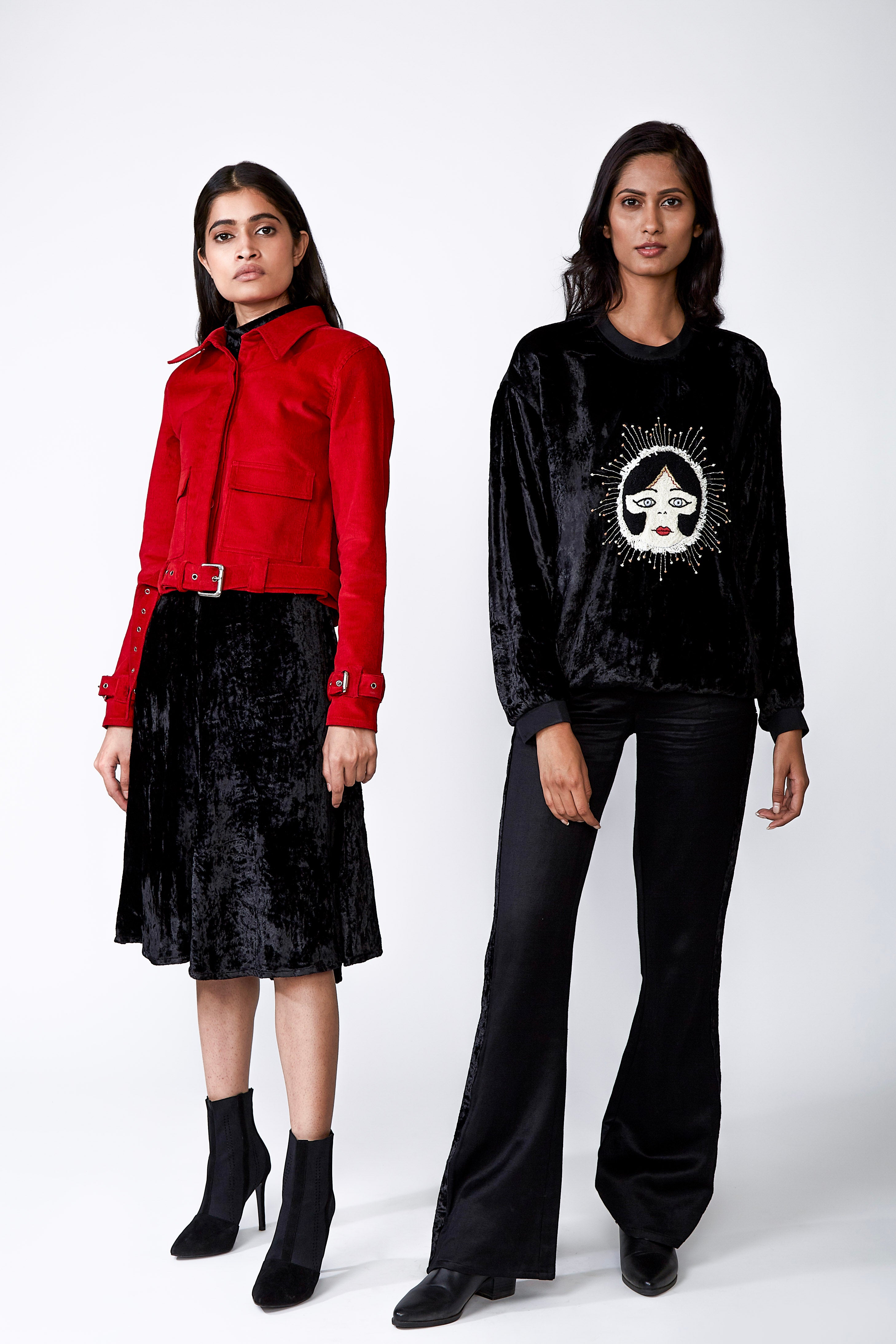 AMINAH hand-embroidered Khorshid Jumper