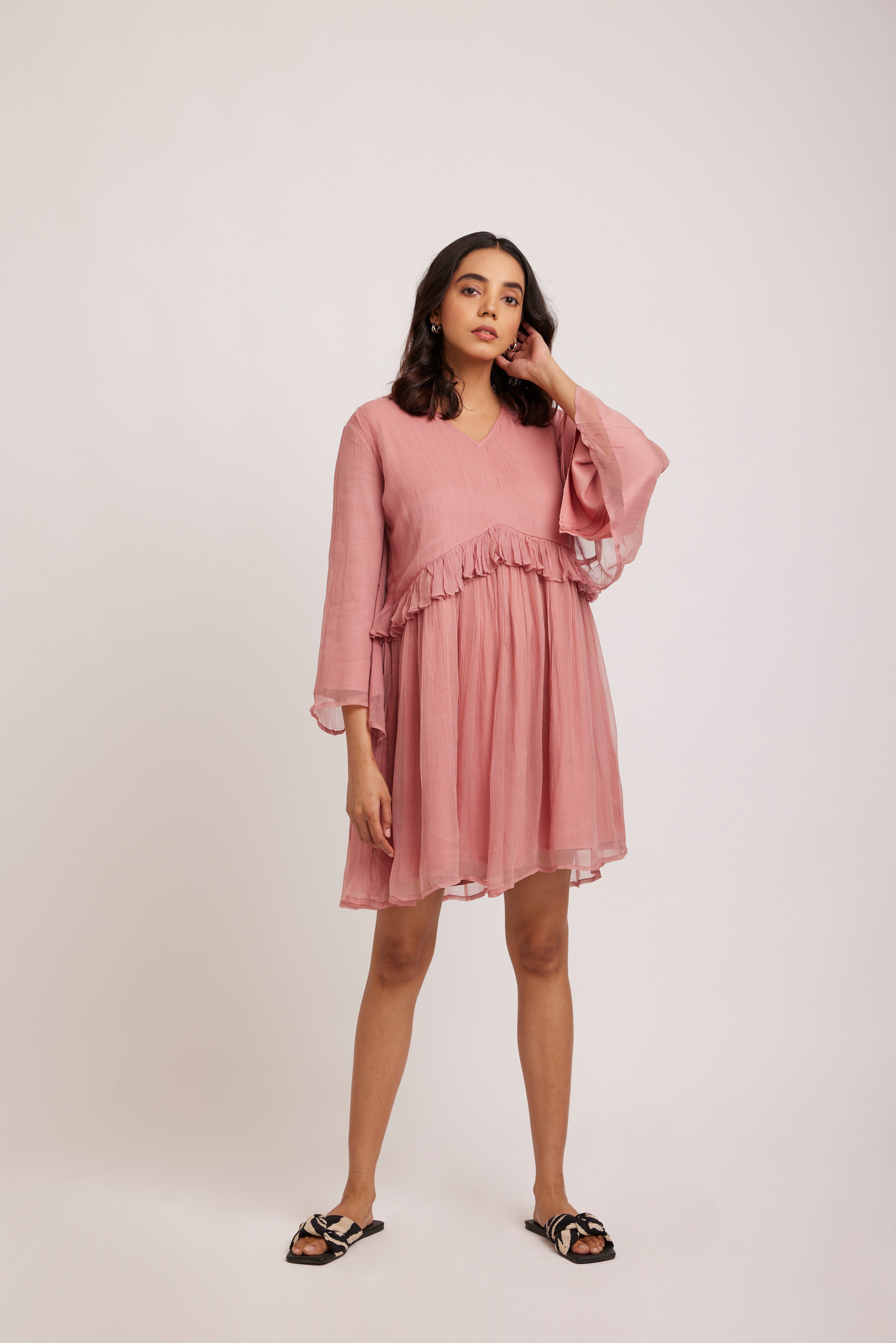 LALE — The Whispering Chiffon Dress