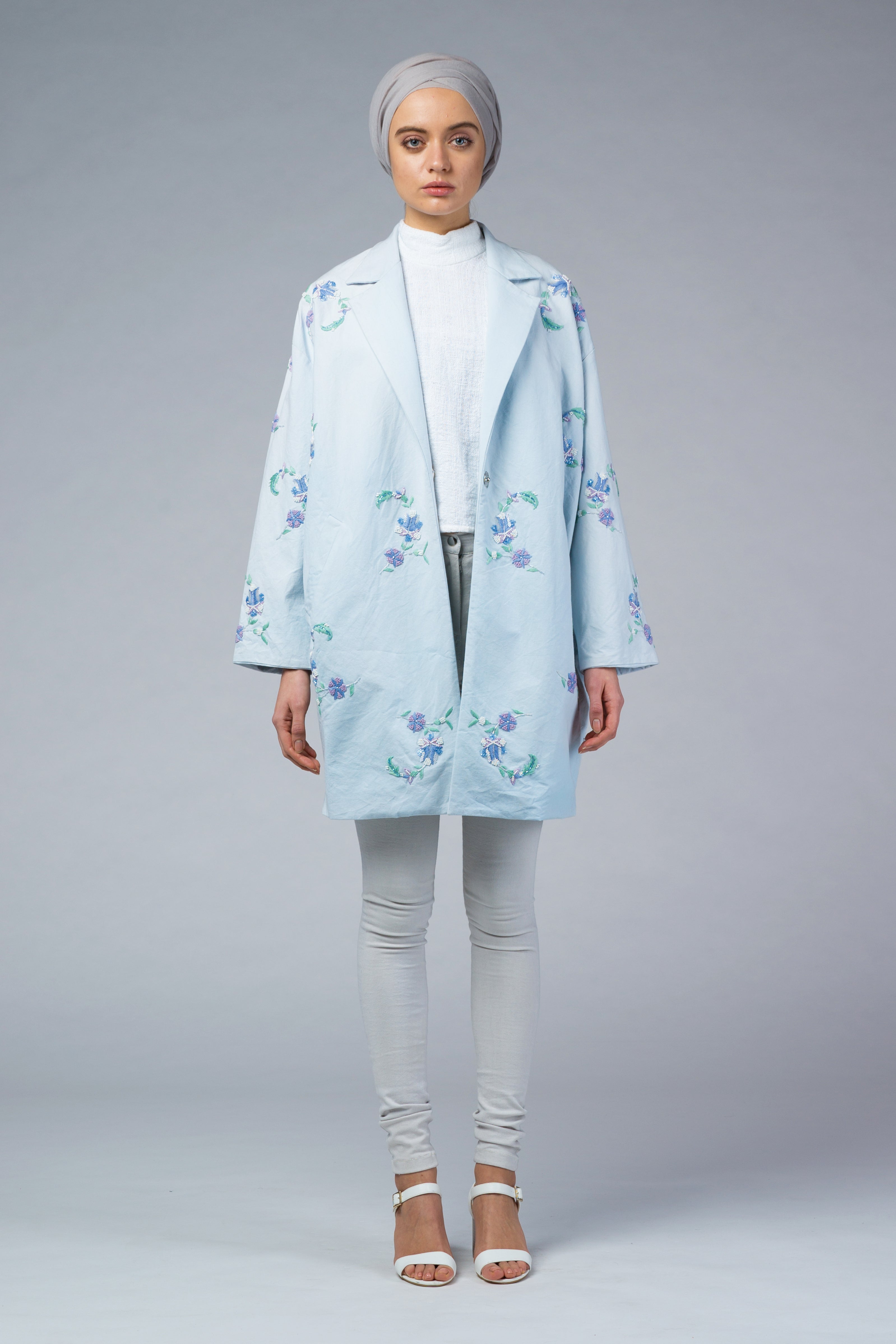 NAIA Coat — Sculptural Form, Handcrafted Detail