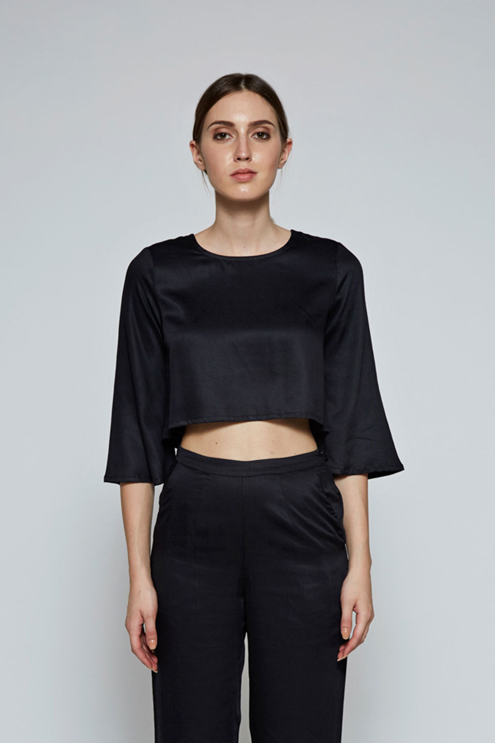 LEYAN cropped Blouse